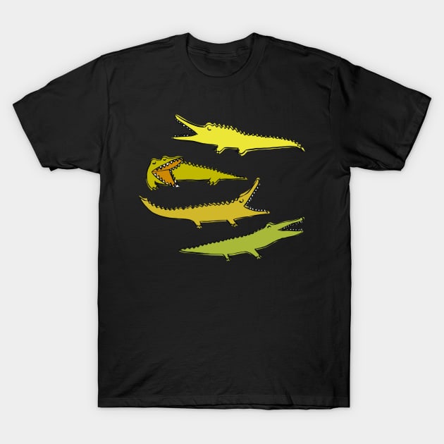 Crocodiles T-Shirt by Cecilia Mok